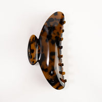 Hair Clip Large Nacar Brown