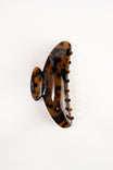 Hair Clip Large Nacar Brown