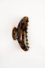 Hair Clip Large Nacar Brown