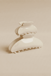 Hair Clip Midi Vainilla