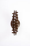 Hair Clip Large Brown