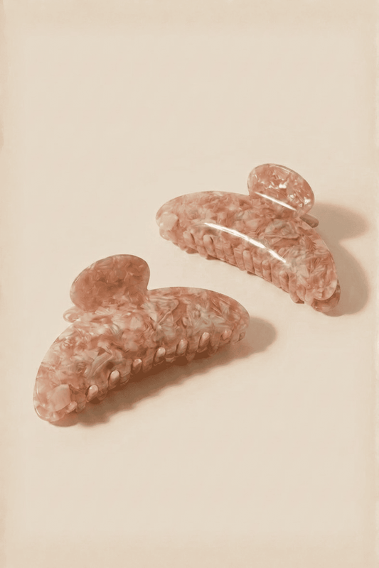 Hair Clip Large Nacar Nude