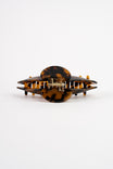 Hair Clip Large Nacar Brown
