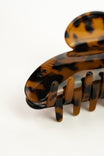 Hair Clip Large Nacar Brown