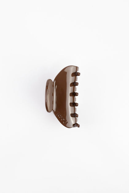 Hair Clip Midi Brown