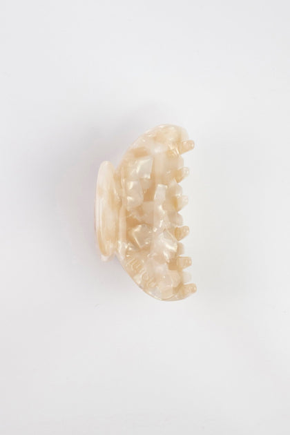 Hair Clip Midi Nacar Beige