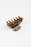 Hair Clip Midi Nacar Brown