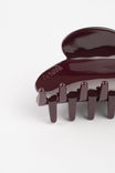 Hair Clip Midi Burgundy
