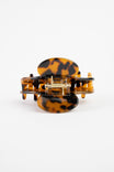 Hair Clip Midi Nacar Brown