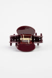 Hair Clip Midi Burgundy
