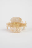 Hair Clip Midi Nacar Beige