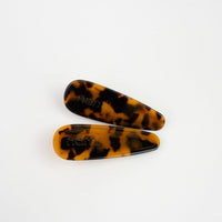 Hair Clip Duo Nacar Brown (Set 2U)