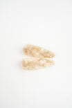 Hair Clip Duo Nacar Pearl (Set 2U)