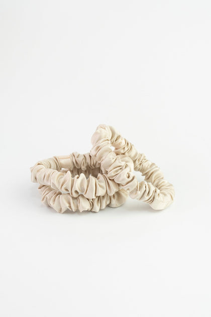 Scrunchie Slim Beige 3U