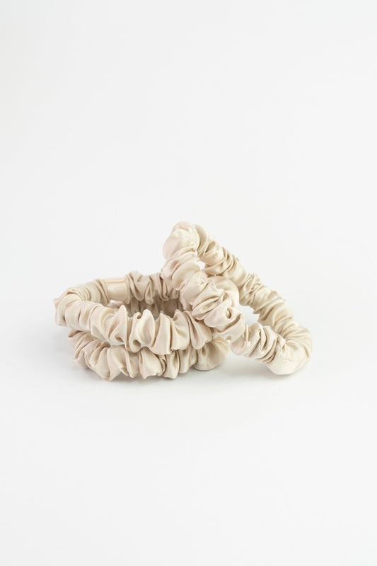 Scrunchie Slim Beige 3U