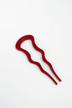 Hair Pin Burgundy