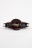 Hair Clip Large Burgundy