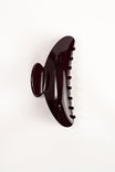 Hair Clip Large Burgundy