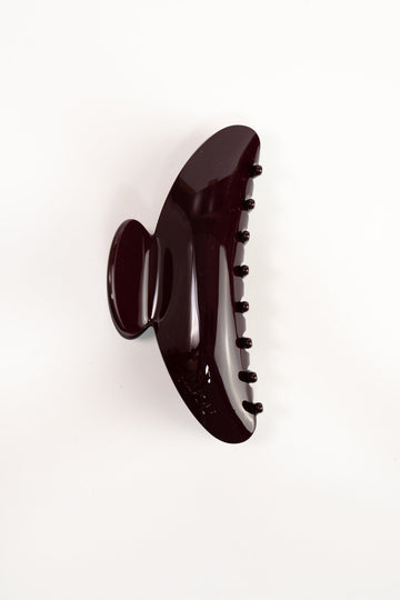 Hair Clip Large Burgundy
