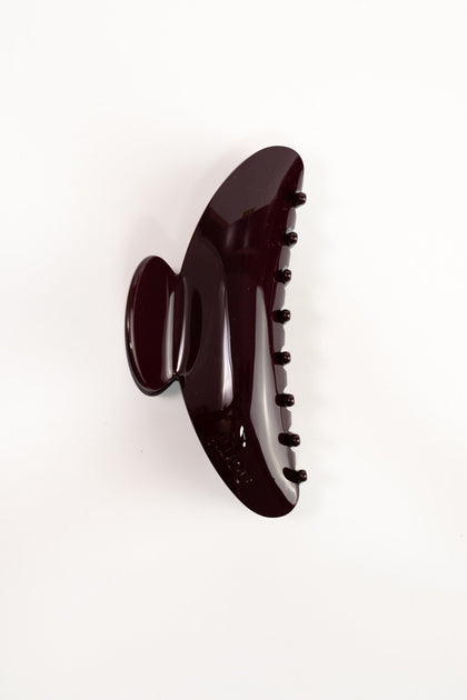 Hair Clip Large Burgundy
