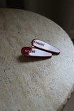Hair Clip Duo Burgundy (Set 2U)