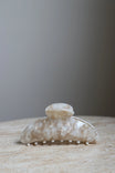 Hair Clip Large Nacar Beige