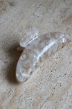 Hair Clip Large Nacar Beige