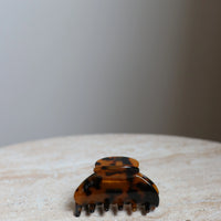 Hair Clip Midi Nacar Brown