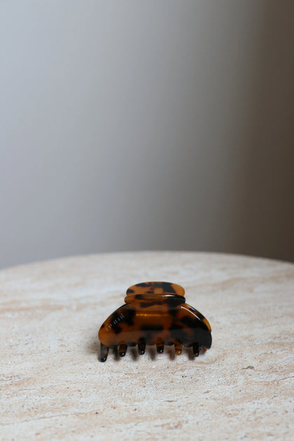 Hair Clip Midi Nacar Brown