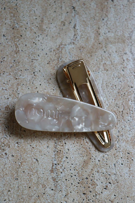 Hair Clip Duo Nacar Pearl (Set 2U)