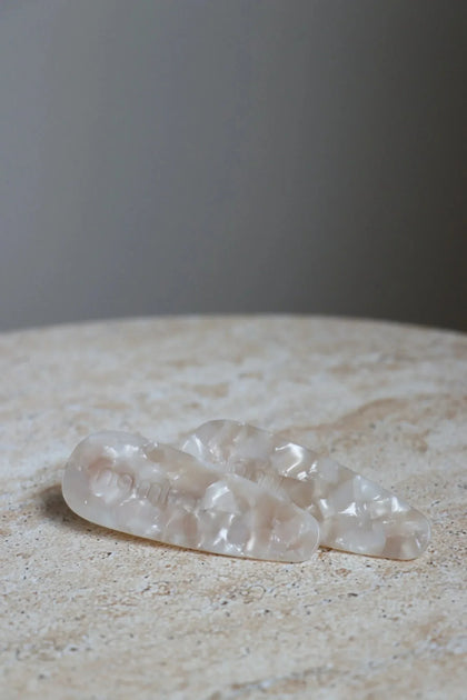 Hair Clip Duo Nacar Pearl (Set 2U)