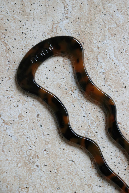 Hair Pin Nacar Brown