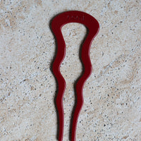 Hair Pin Burgundy