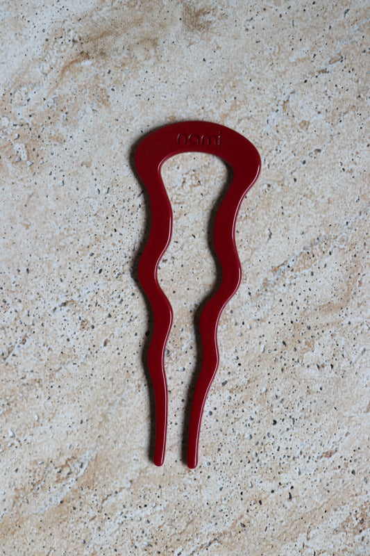 Hair Pin Burgundy