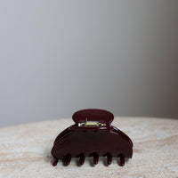 Hair Clip Midi Burgundy