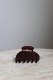 Hair Clip Midi Burgundy