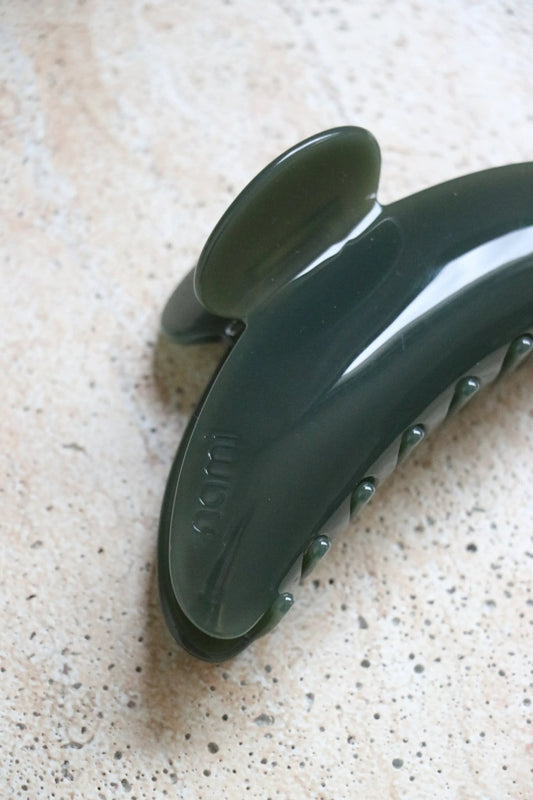 Hair Clip Large Green