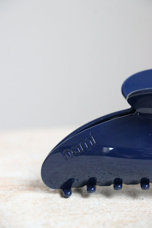 Hair Clip Large Deep Blue