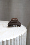 Hair Clip Midi Brown