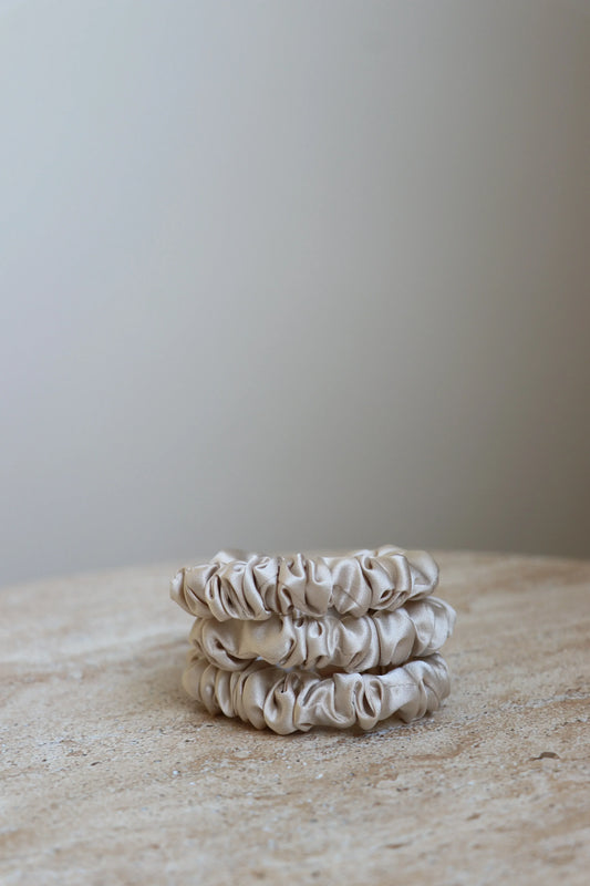 Scrunchie Slim Beige 3U