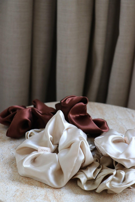 Scrunchie Oversize Brown 2U