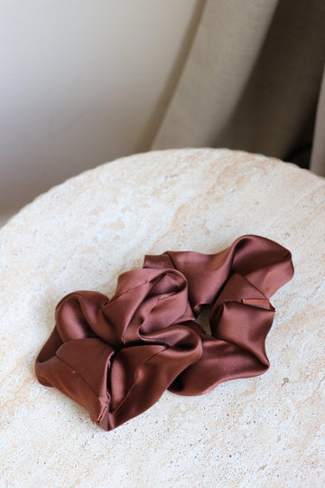 Scrunchie Oversize Brown 2U