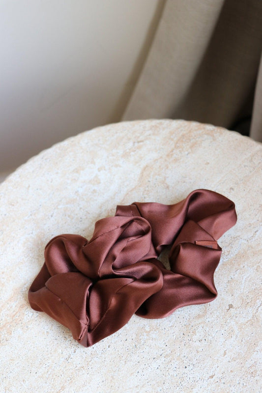 Scrunchie Oversize Brown 2U