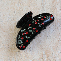 Hair Clip Fantasy Black Cherrys