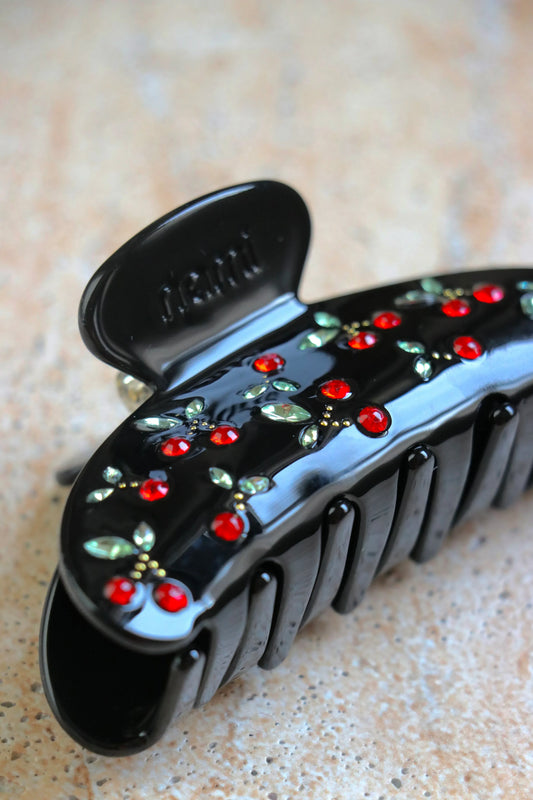 Hair Clip Fantasy Black Cherrys